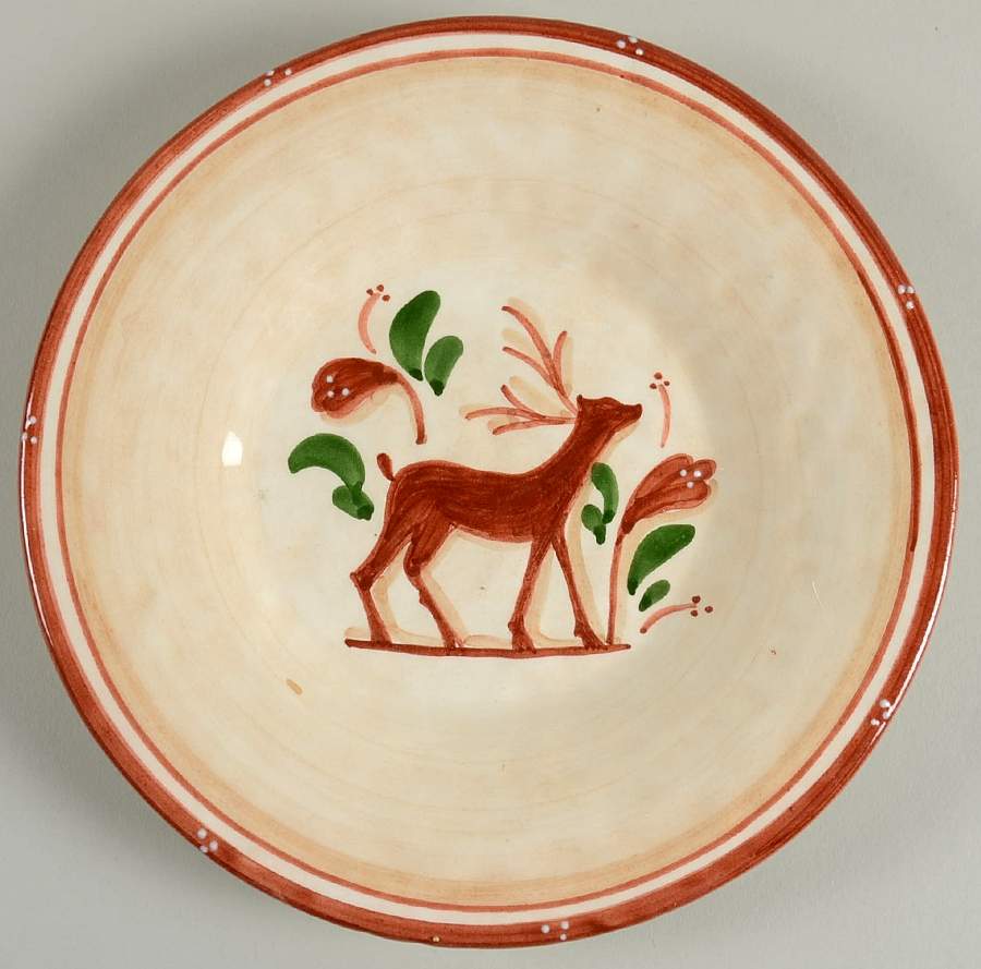 Renna Salad Plate by Vietri (Italy)-1