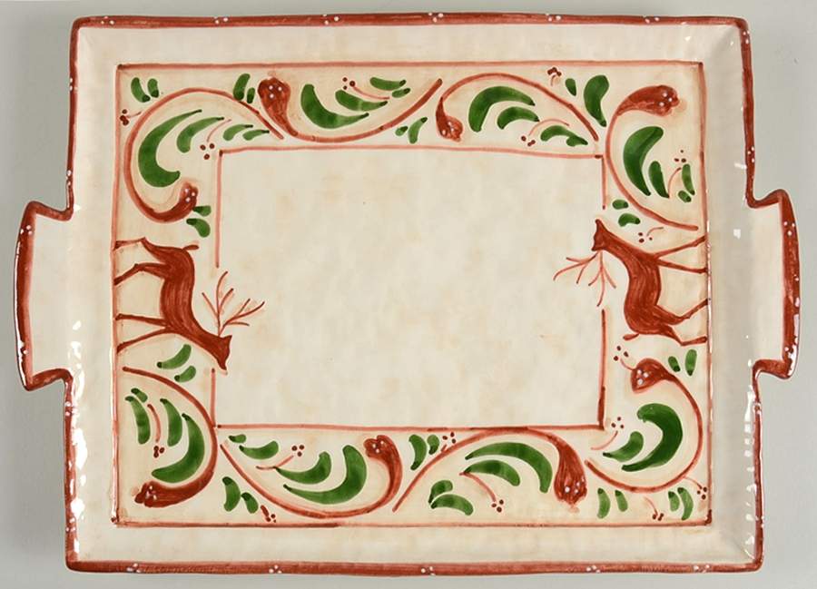 Renna 16" Rectangular Serving Platter by Vietri (Italy)-1