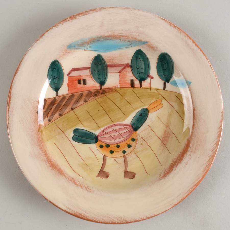 Toscana Salad Plate by Vietri (Italy)-1