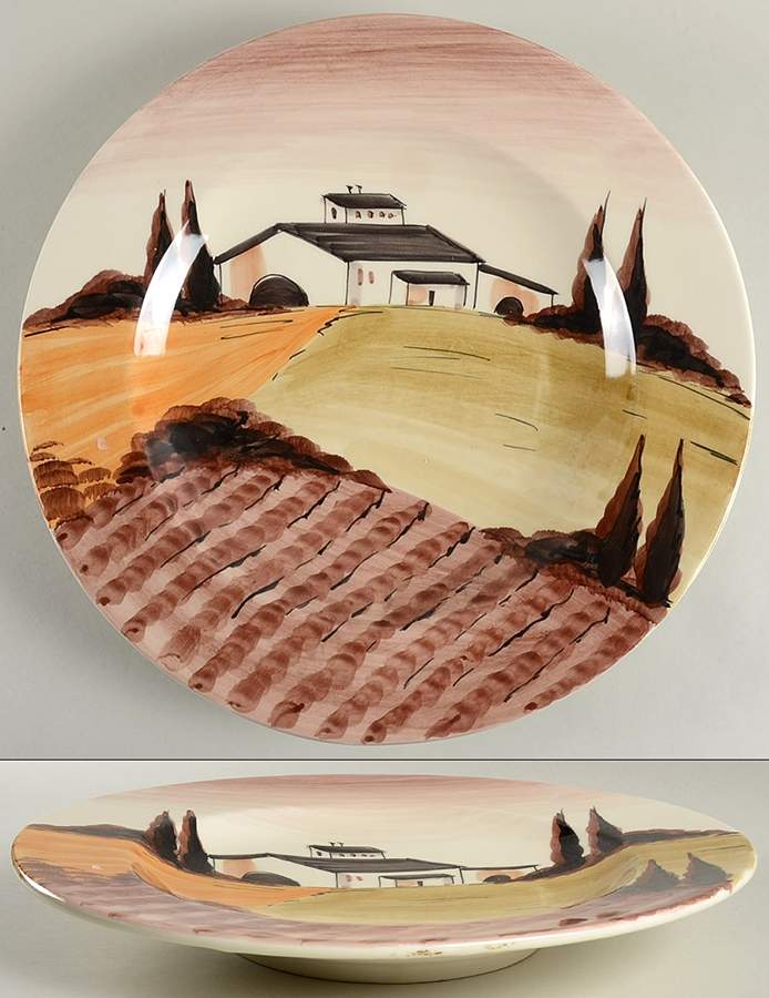 Cortona 16" Chop Plate (Round Platter) by Vietri (Italy)-1