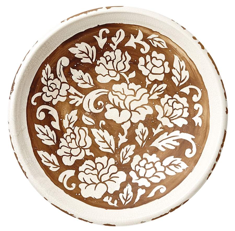 Fiore Plate Wall by Vietri (Italy)-1