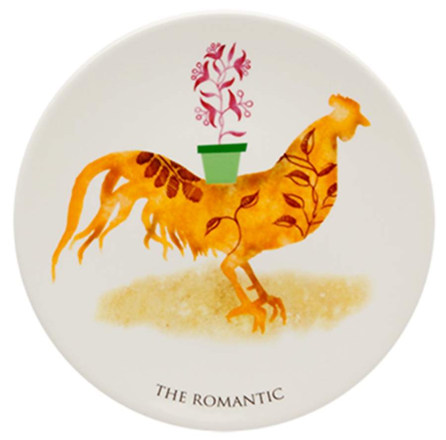 My Rooster Salad/Dessert Plate by Vista Alegre-1