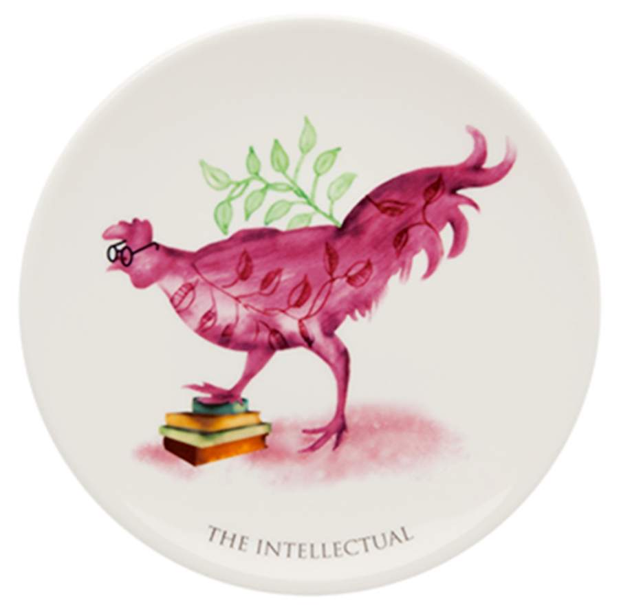 My Rooster Salad/Dessert Plate by Vista Alegre-1