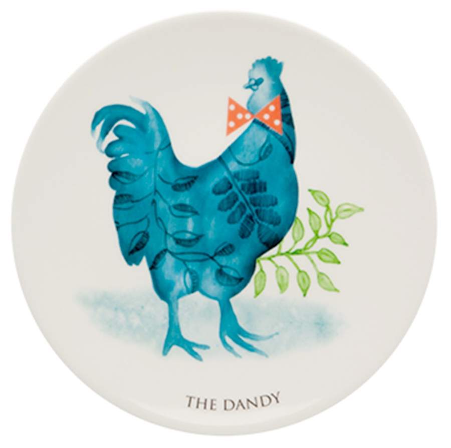 My Rooster Salad/Dessert Plate by Vista Alegre-1