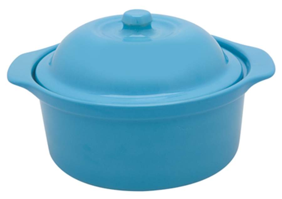 Veggies 2.5 Qt Round Covered Casserole by Vista Alegre-1