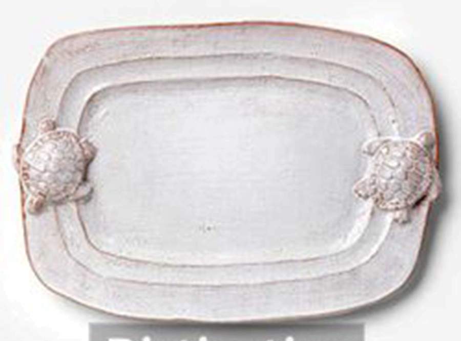 Aquatico 16" Rectangular Serving Platter by Vietri (Italy)-1