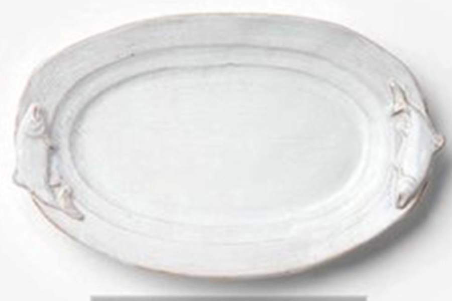 Aquatico 18" Oval Serving Platter by Vietri (Italy)-1