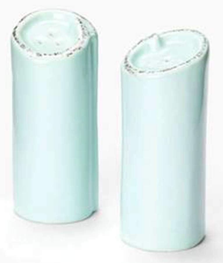 Lastra Aqua Salt & Pepper Set by Vietri (Italy)-1