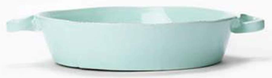 Lastra Aqua 11" Round Baker by Vietri (Italy)-1