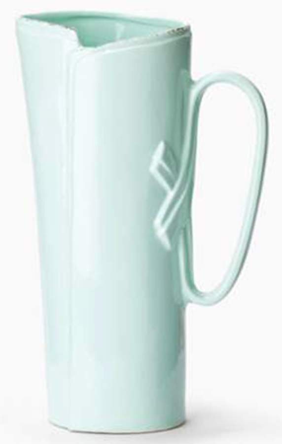 Lastra Aqua 96 Oz Tavern Pitcher by Vietri (Italy)-1