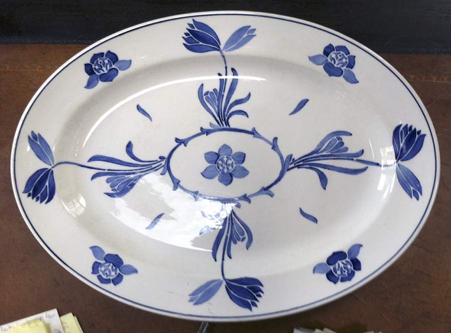 Bluebell 14" Oval Serving Platter by Villeroy & Boch-1