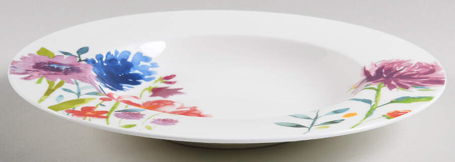 Anmut Flowers Large Rim Soup Bowl by Villeroy & Boch-1