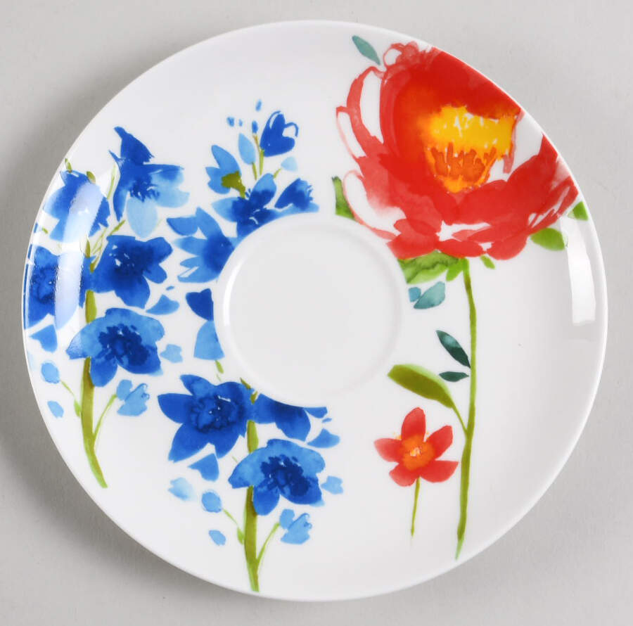 Anmut Flowers Saucer for Breakfast Cup by Villeroy & Boch-1