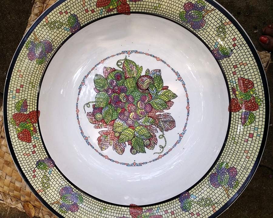 VAC36 15" Round Serving Bowl by VARM Ceramica (Italy)-1