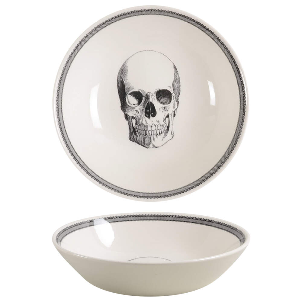 Skull Soup/Cereal Bowl by Victorian English Pottery-Royal Stafford-1