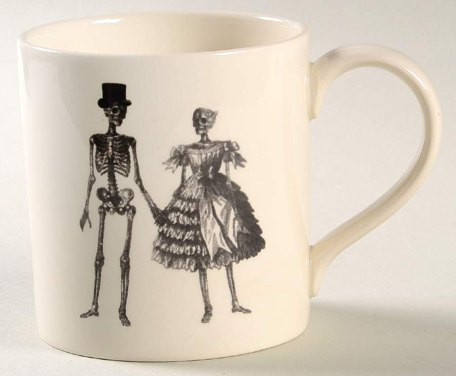 Skull Mug by Victorian English Pottery-Royal Stafford-1