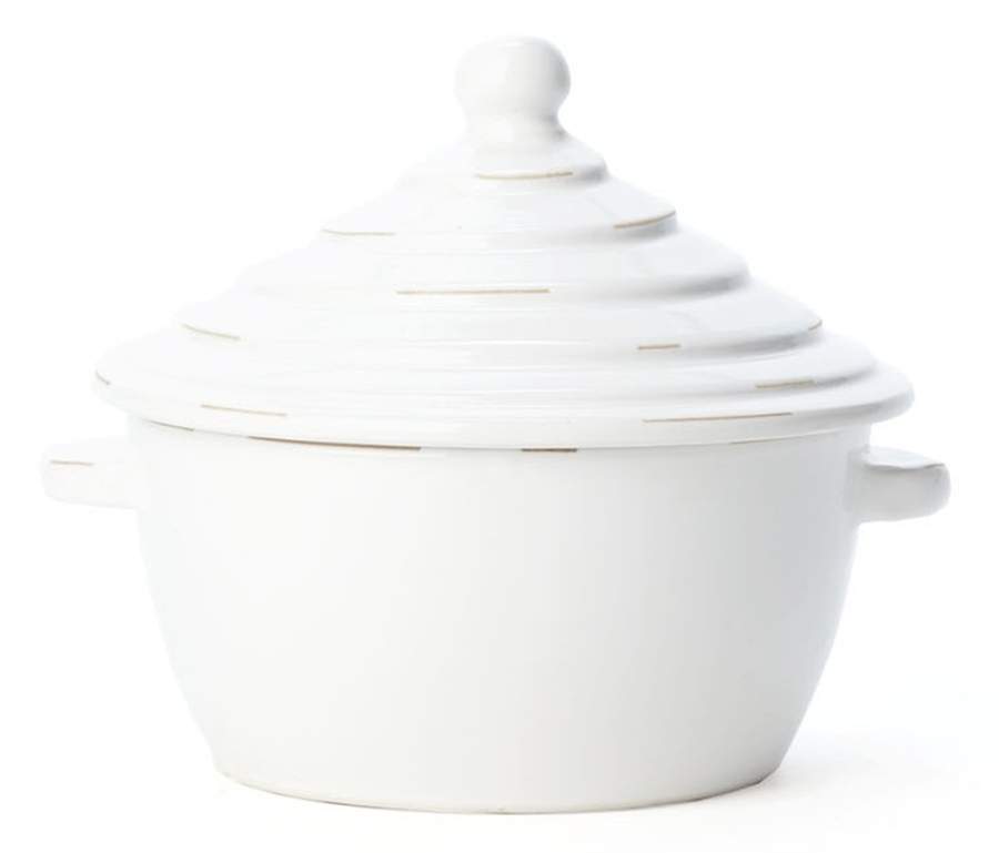 Buon Gusto 1.25 Qt Round Covered Casserole by Vietri (Italy)-1
