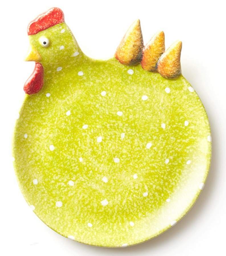 Galletto Salad Plate by Vietri (Italy)-1