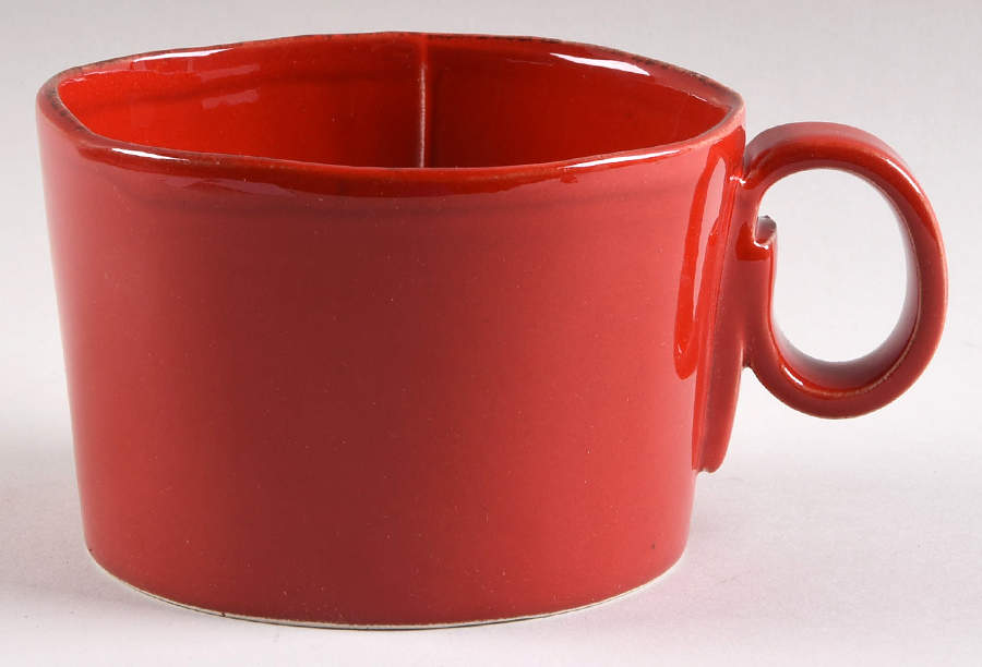 Lastra Red Jumbo Cup by Vietri (Italy)-1