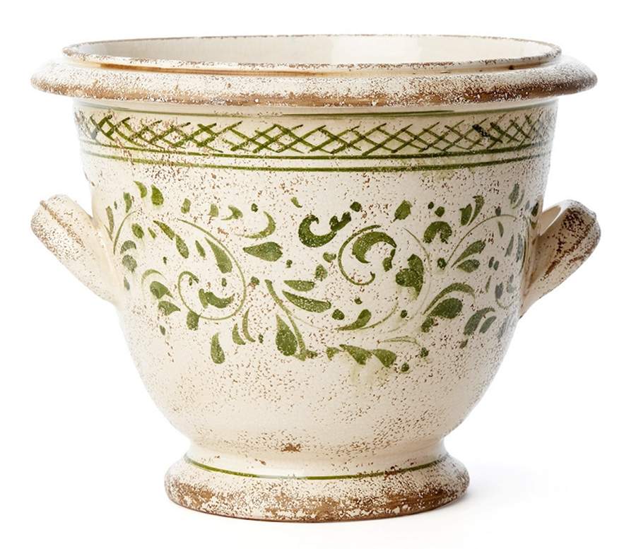 Vigna 10" Cachepot by Vietri (Italy)-1
