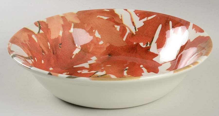Autumn Leaves 9" Round Vegetable Bowl by Victorian English Pottery-Royal Stafford-1