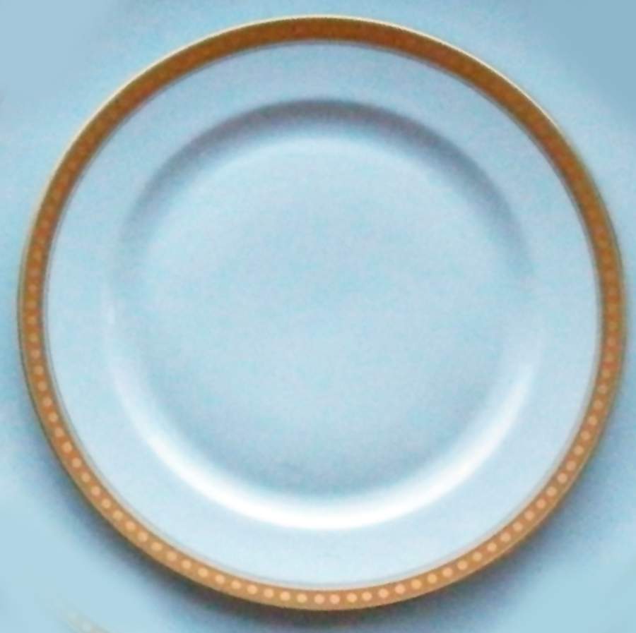 VIG160 Gold Salad Plate by Vignaud-1