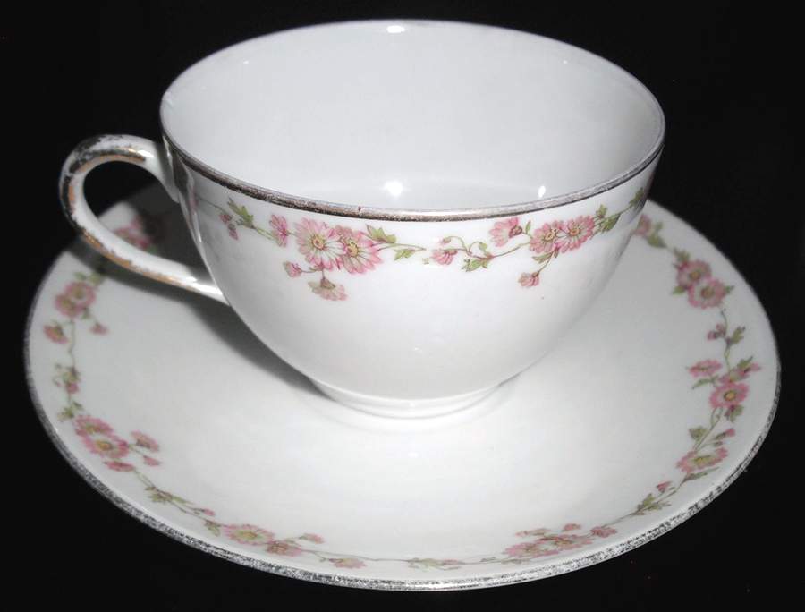 VIG196 Flat Cup & Saucer Set by Vignaud-1