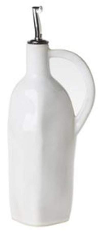 Forma Cloud (White) Oil Cruet with Drizzle Spout by Vietri (Italy)-1