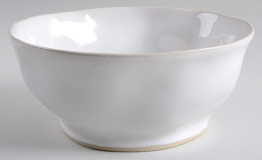 Forma Cloud (White) 9" Round Serving Bowl by Vietri (Italy)-1
