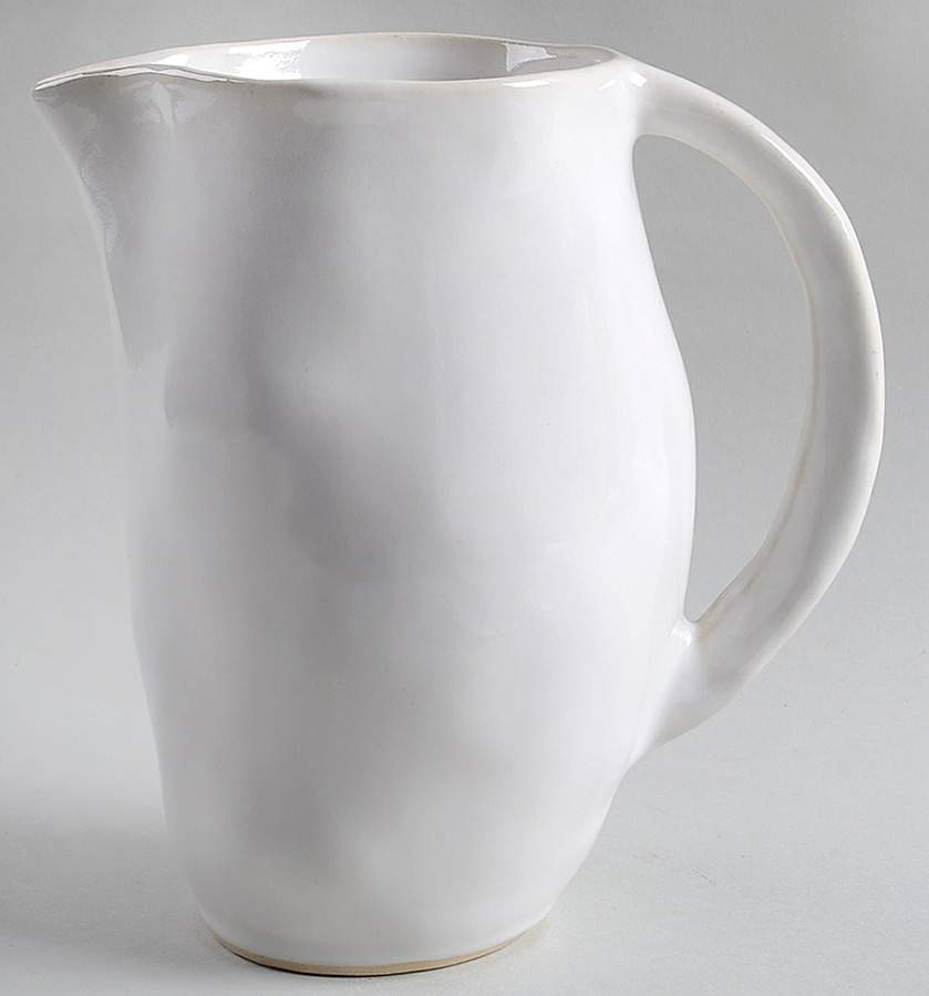 Forma Cloud (White) 32 Oz Pitcher by Vietri (Italy)-1