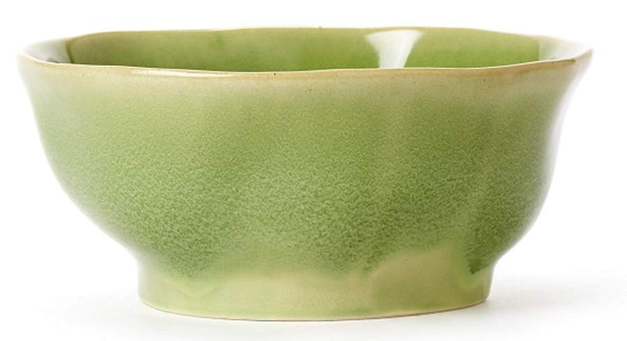 Forma Leaf (Green) 9" Round Serving Bowl by Vietri (Italy)-1