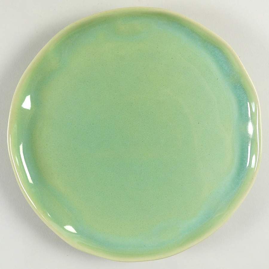 Forma Leaf (Green) Salad Plate by Vietri (Italy)-1
