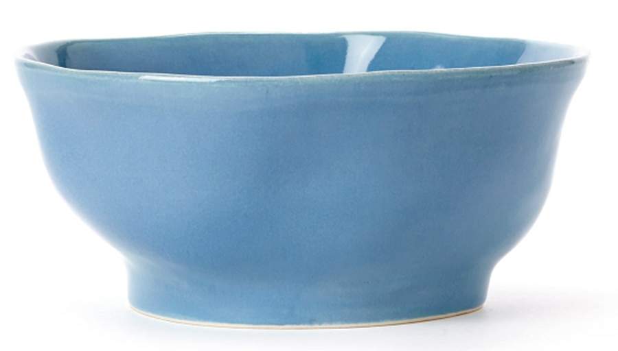 Forma Surf (Blue) 9" Round Serving Bowl by Vietri (Italy)-1
