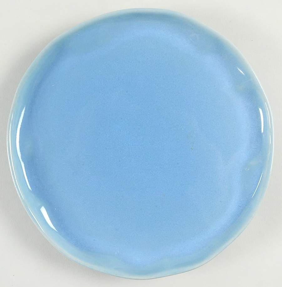 Forma Surf (Blue) Salad Plate by Vietri (Italy)-1