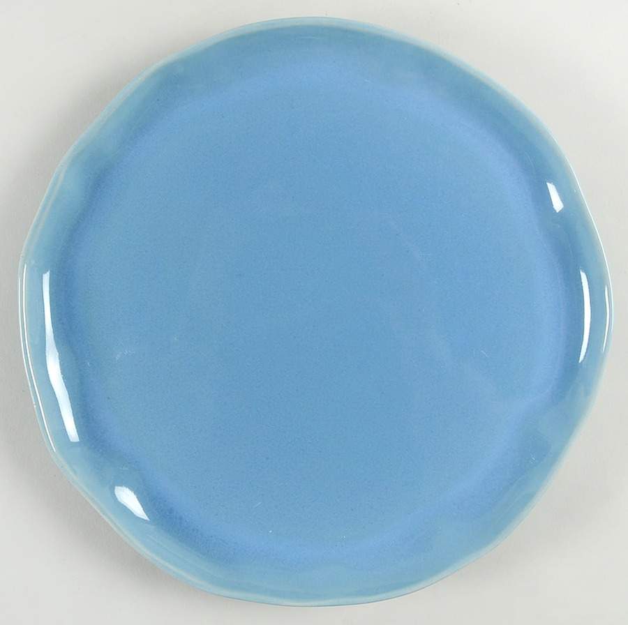 Forma Surf (Blue) Dinner Plate by Vietri (Italy)-1