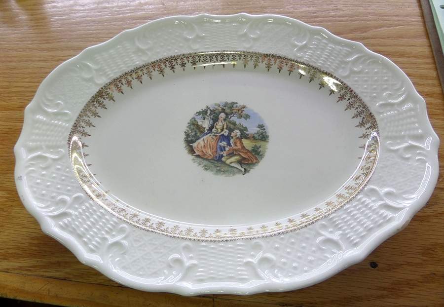 VOG154 11" Oval Serving Platter by Vogue-1