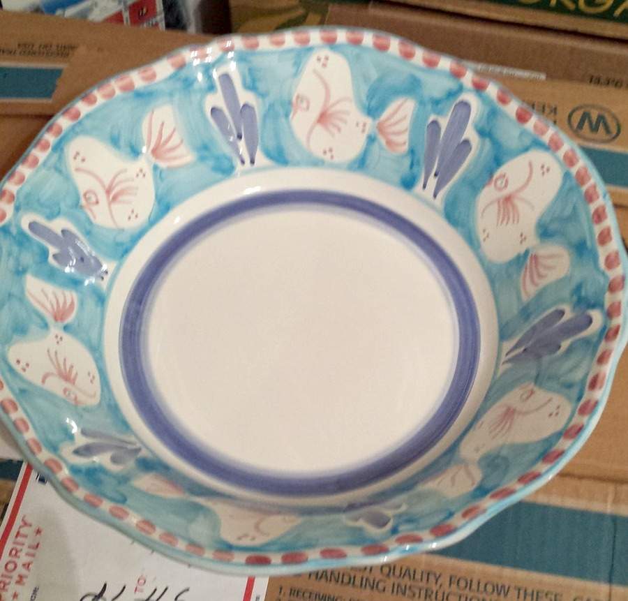 V1Y1 12" Round Serving Bowl by Vietritaly Srl-1