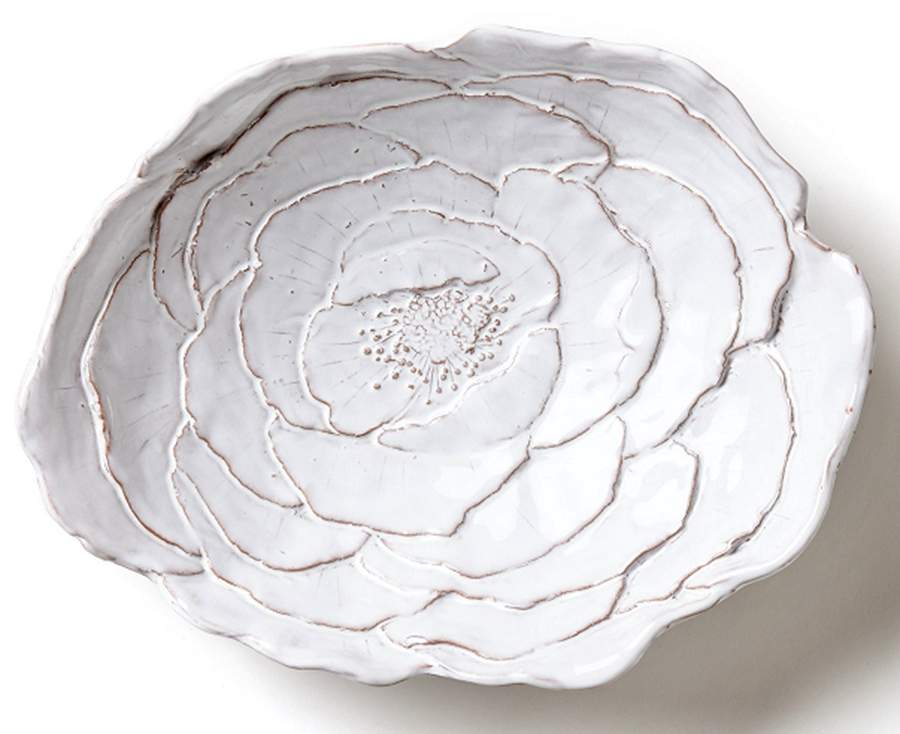 Bellezza Bloom 12" Oval Serving Platter by Vietri (Italy)-1