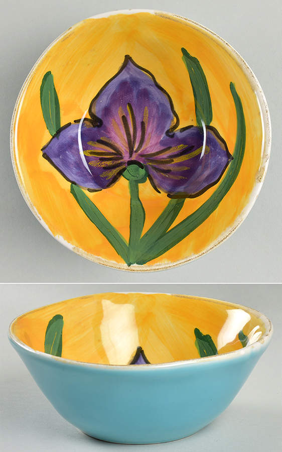 Sara's Bouquet Coupe Cereal Bowl by Vietri (Italy)-1