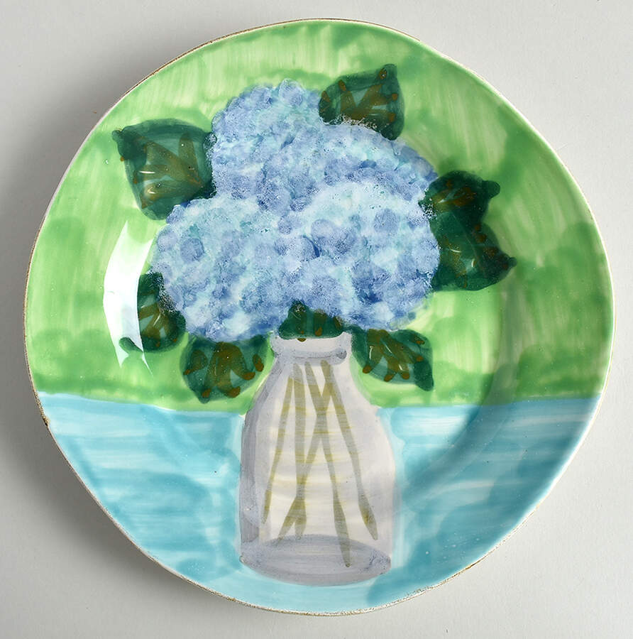 Sara's Bouquet Salad Plate by Vietri (Italy)-1