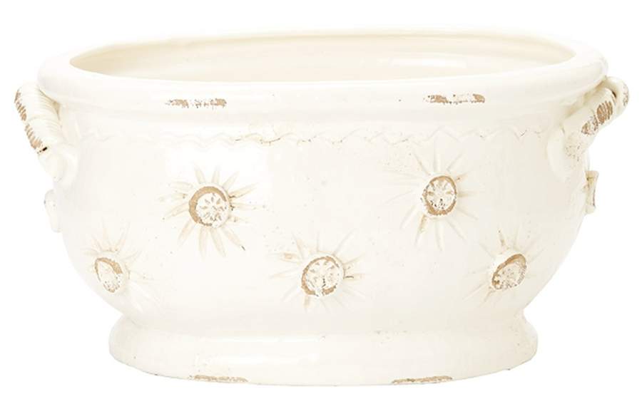 Stellare 16" Oval Planter by Vietri (Italy)-1