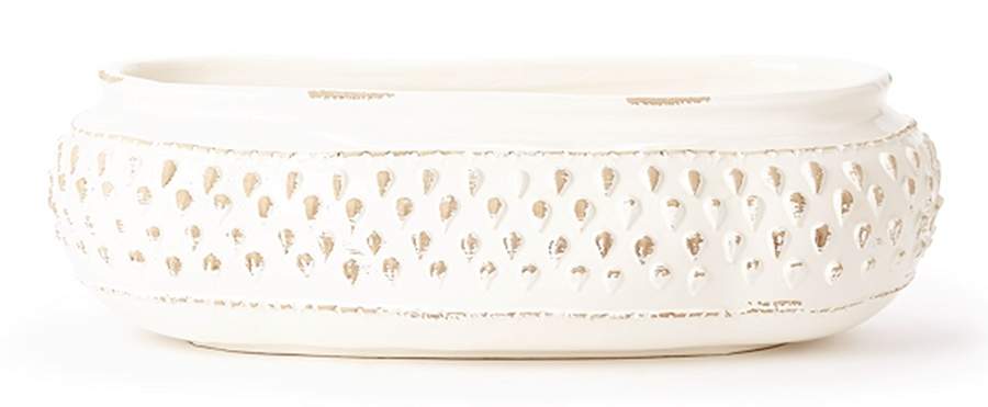 Stellare Oval Cachepot by Vietri (Italy)-1