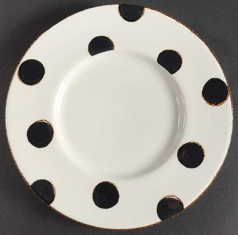 V4C3 Black Salad Plate by Value Ceramic-1