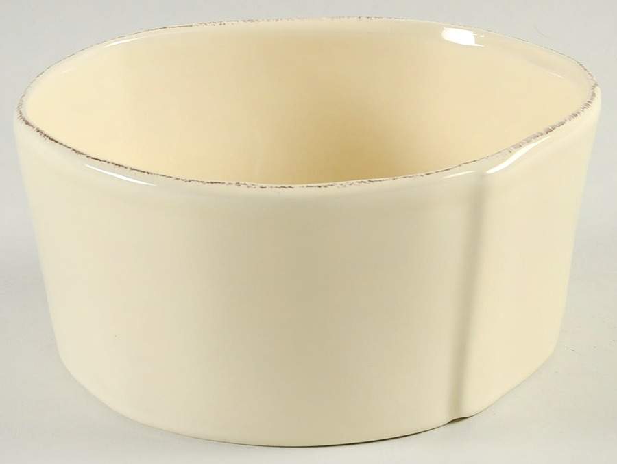 Lastra Cream (MEDIUM CREAM GLAZE) Coupe Cereal Bowl by Vietri (Italy)-1