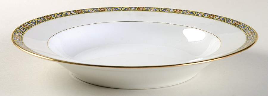 VIG6 (Verge) Large Rim Soup Bowl by Vignaud-1