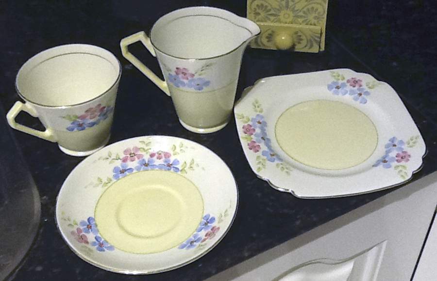 107 Square Dessert Plate by Cartwright & Edwards-1