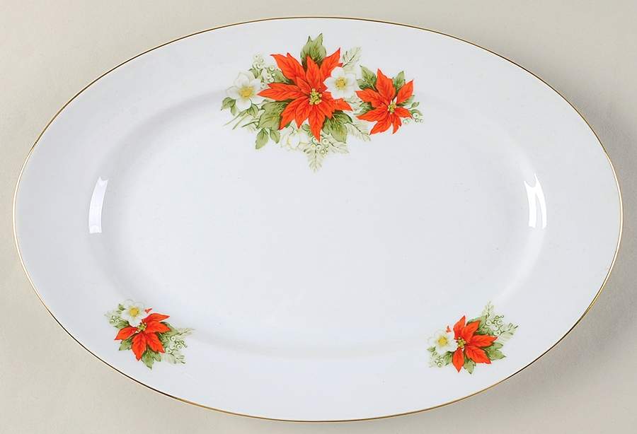 VBO1 12" Oval Serving Platter by Victoria (Bohemia)-1