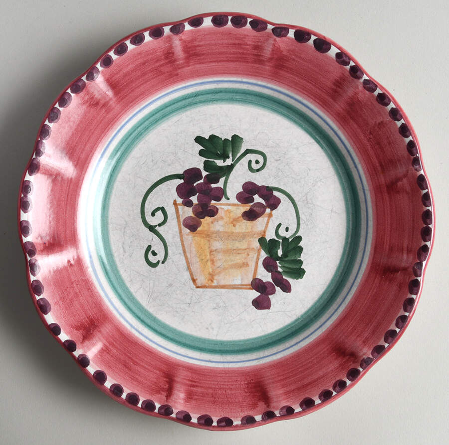 VIE152 Salad Plate by Vietri (Italy)-1