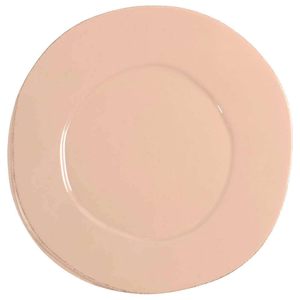 Lastra Cappuccino (Tan Glaze) Dinner Plate by Vietri (Italy)-1