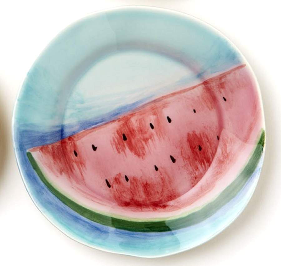 Sara's Fresh Fruit Salad Plate by Vietri (Italy)-1